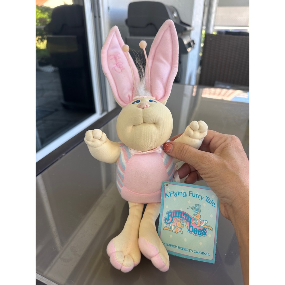 Bunnybees Flying Furry Tale Xavier Roberts Original Plush Toy‎ Doll Vintage GUC
